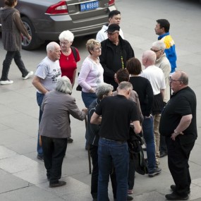 中国乞讨者与外来者