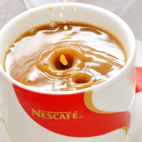 hoho，咖啡&水滴瞬间