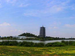 这个角度拍长安塔