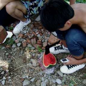 记得小时候，忒笑